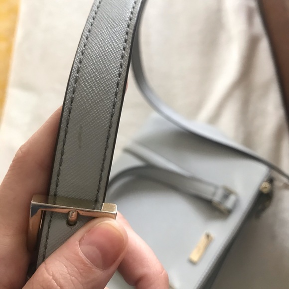KateSpade grey crossbody with detachable strap - Picture 8 of 8